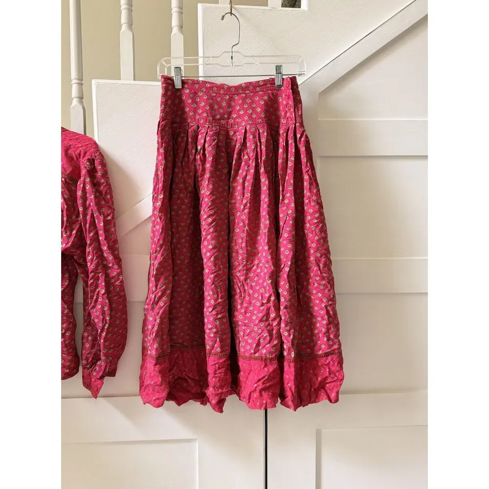 Vintage Liz Claiborne 100% Rayon Matching Set | Size 10